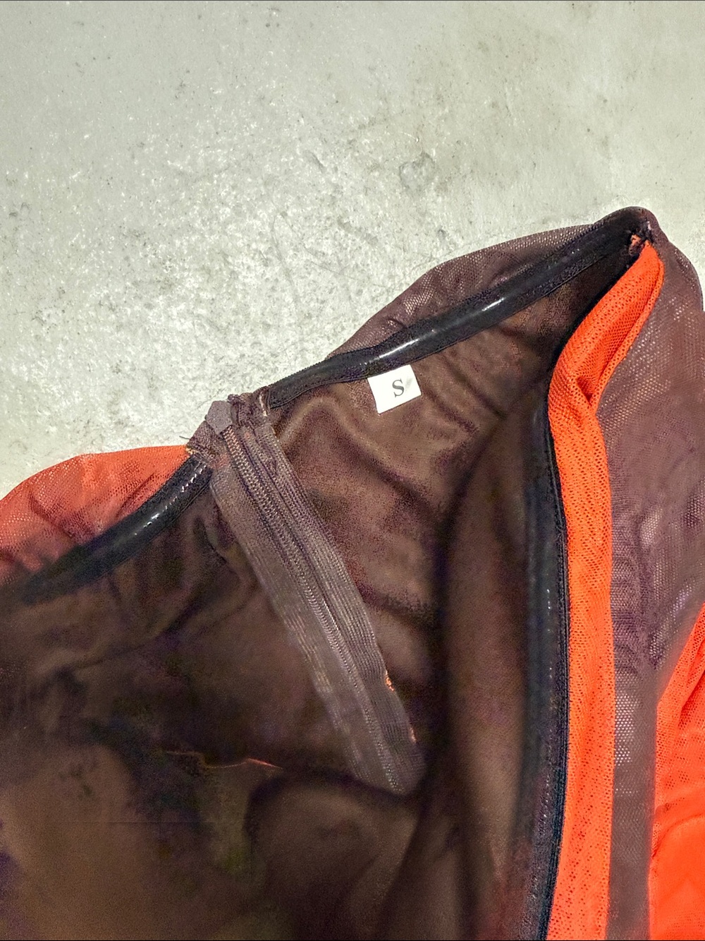 Strapless Ombre Maxi Dress in Orange, Brown & Aqua Size Small Back Zip NWOT - Picture 3 of 6